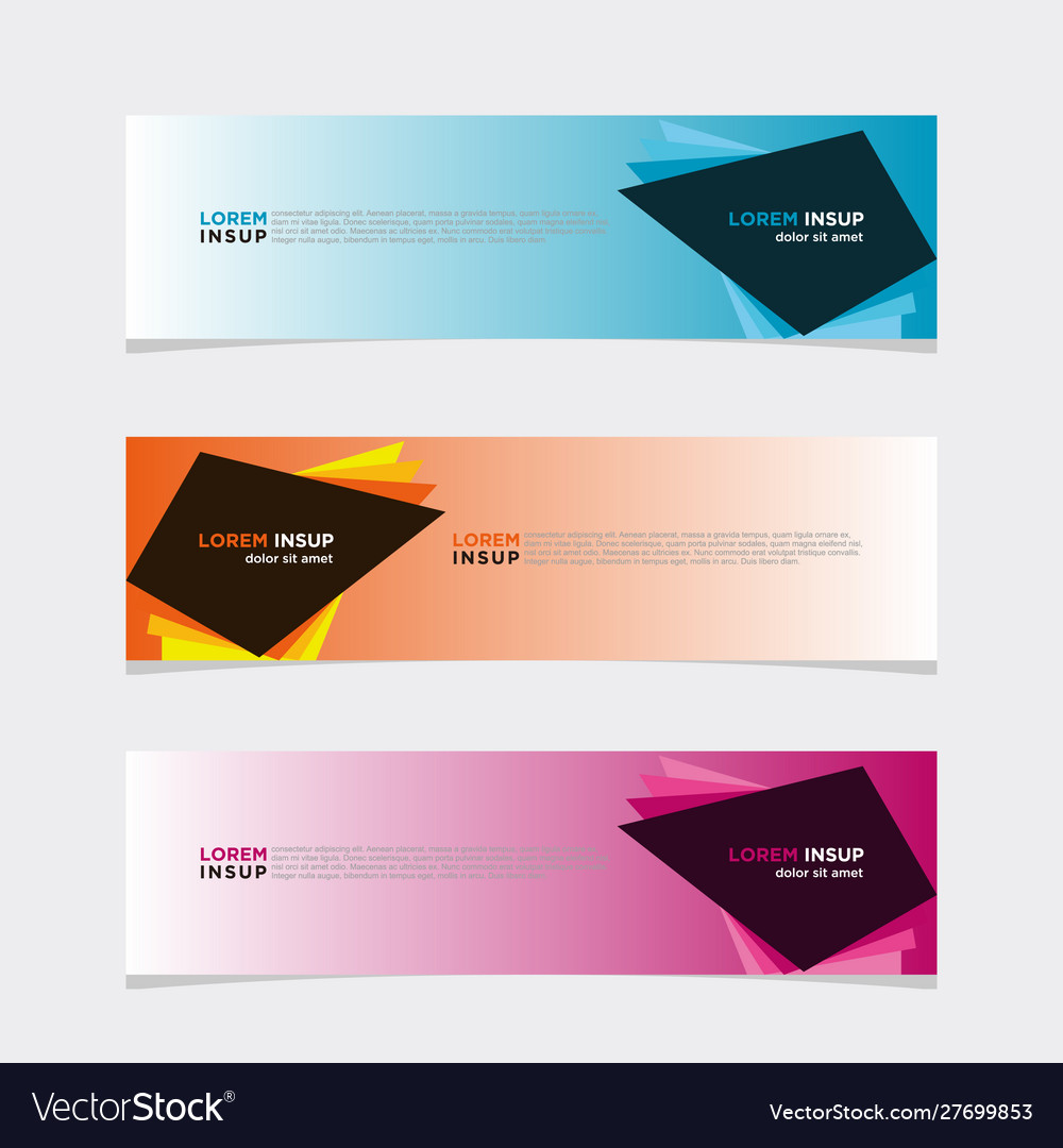 Modern banner web background abstract design