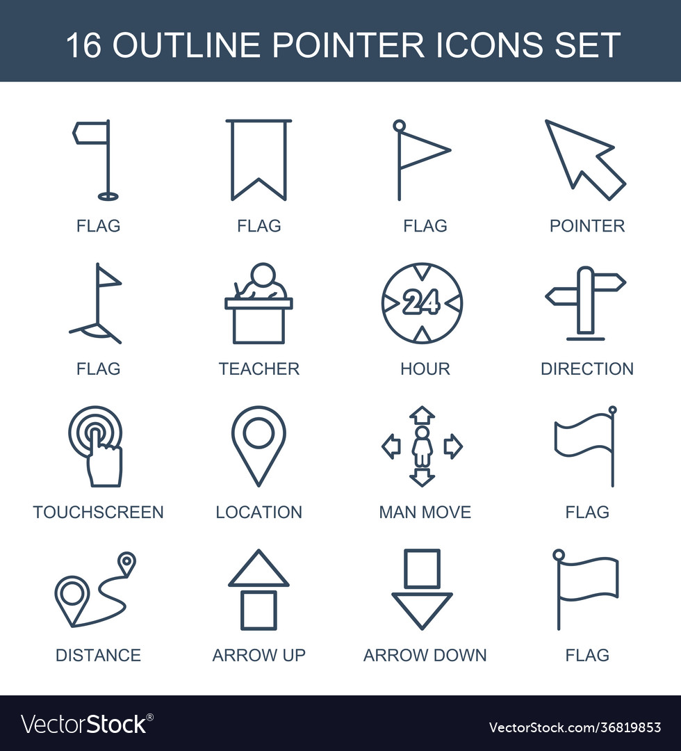 Pointer icons