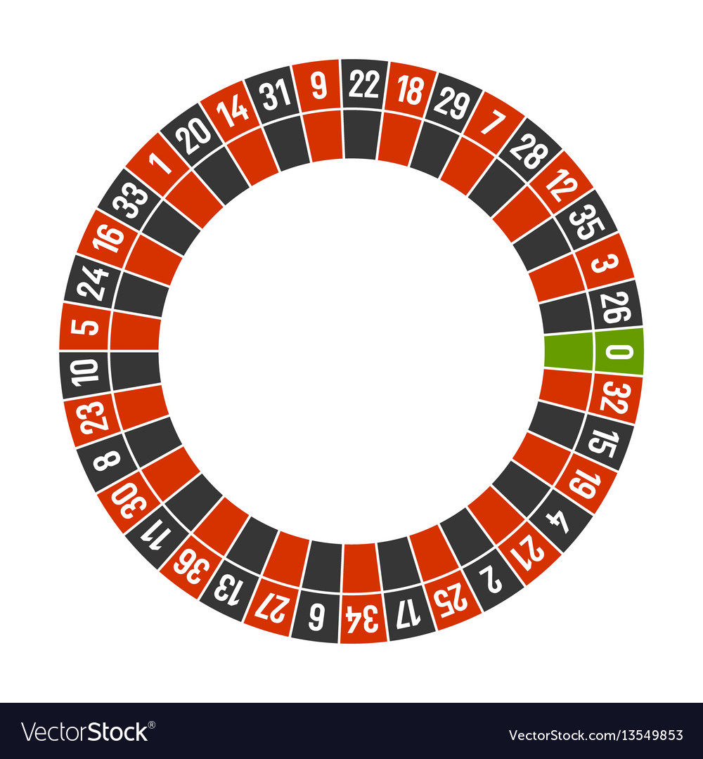 roulette table wheel layout