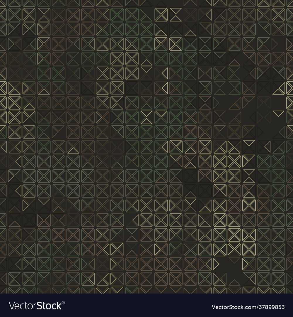 Seamless pattern for army fabric and design