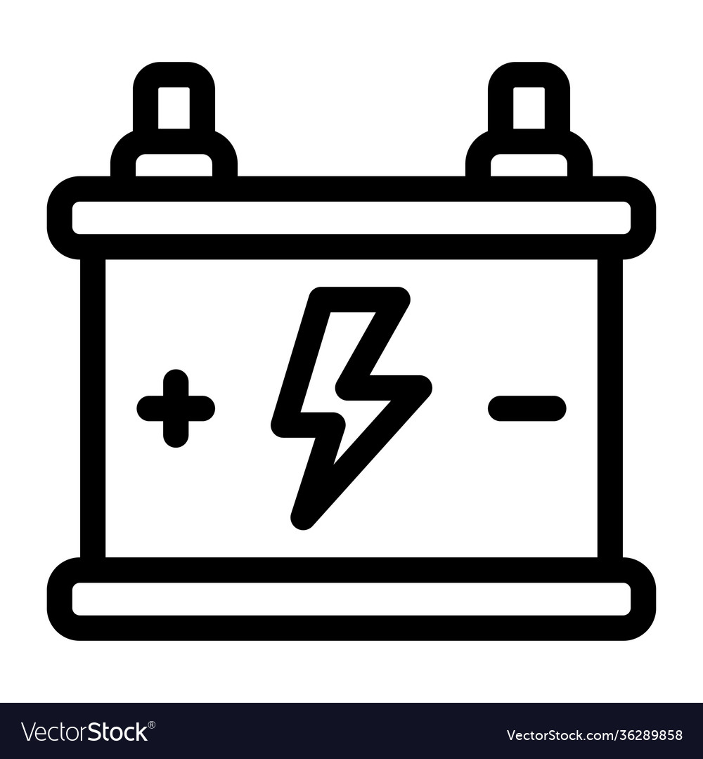 Car battery Royalty Free Vector Image - VectorStock