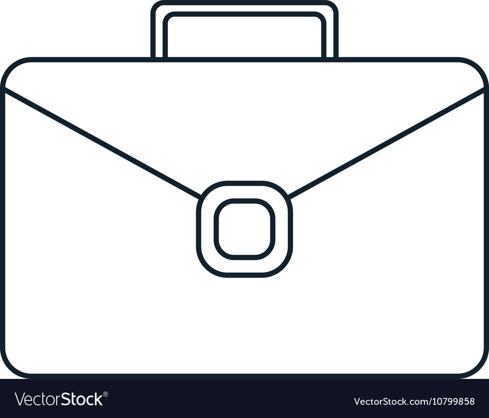 Isolated suitcase bag design Royalty Free Vector Image