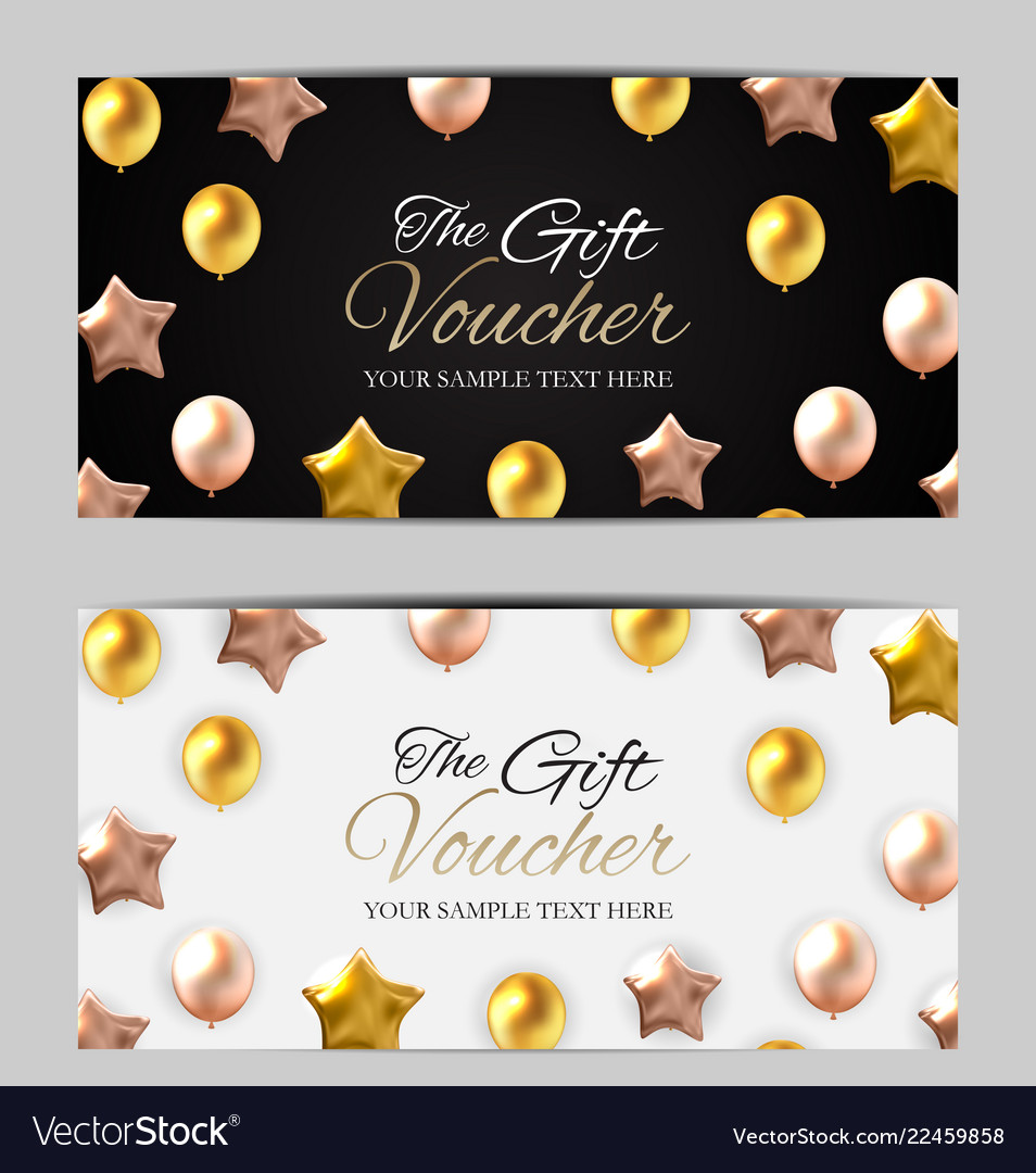 Luxury members gift card template for your