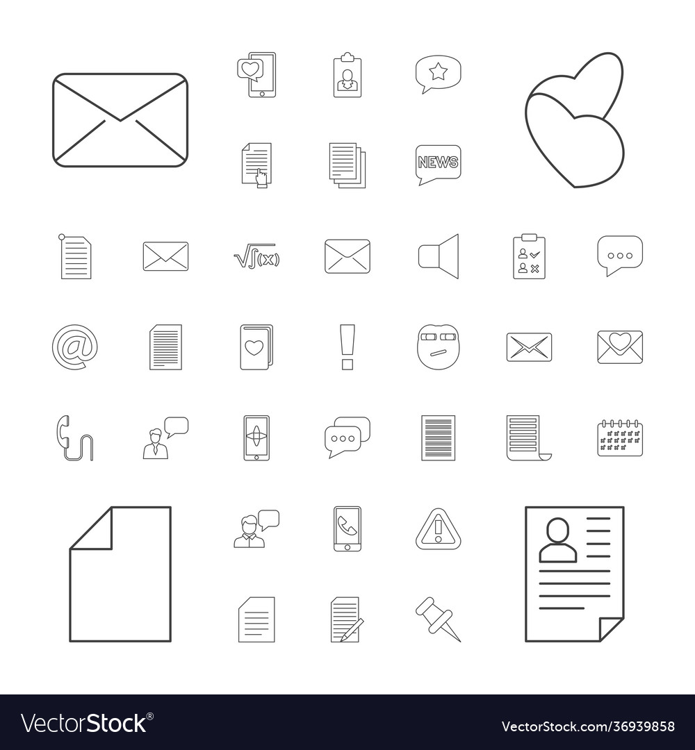 Message icons