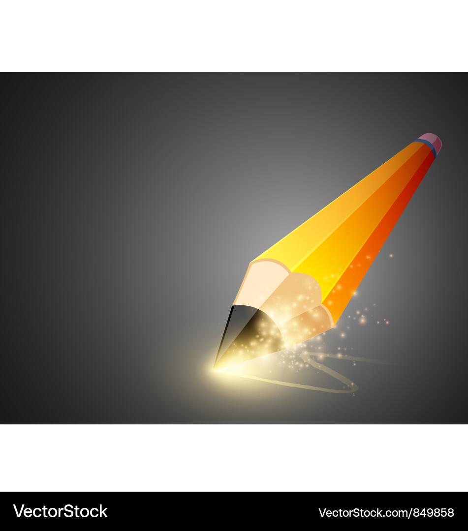 Pencil Royalty Free Vector Image - VectorStock