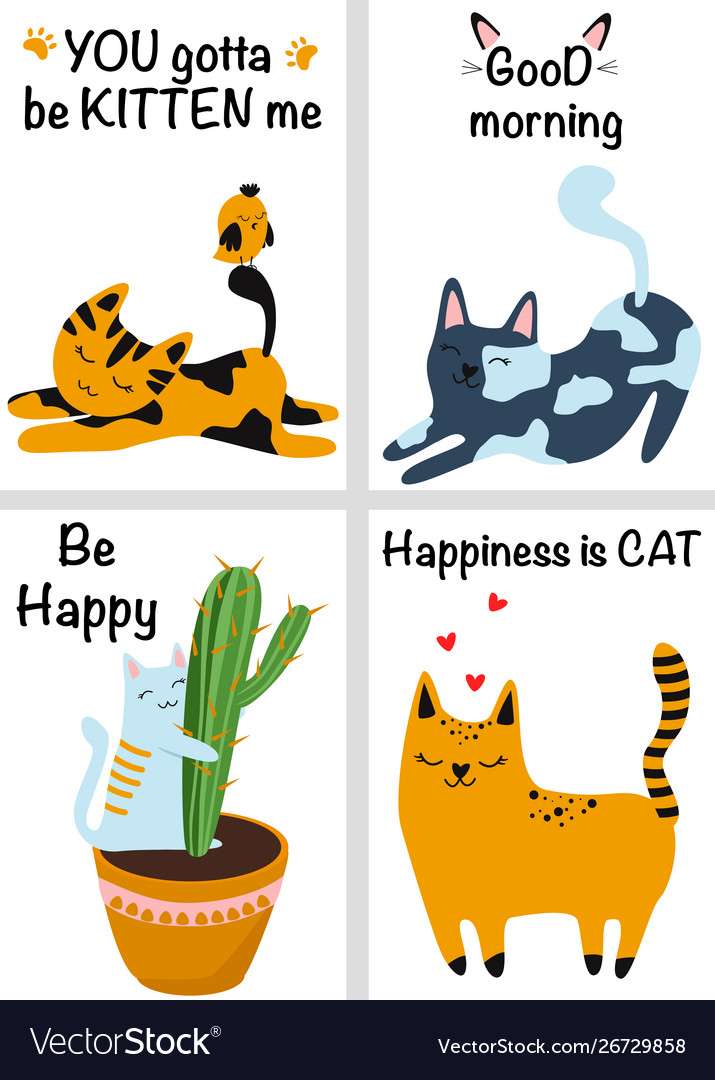 Set cards with a cat part 2