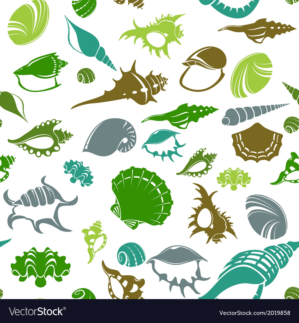 Shell Seamless Pattern