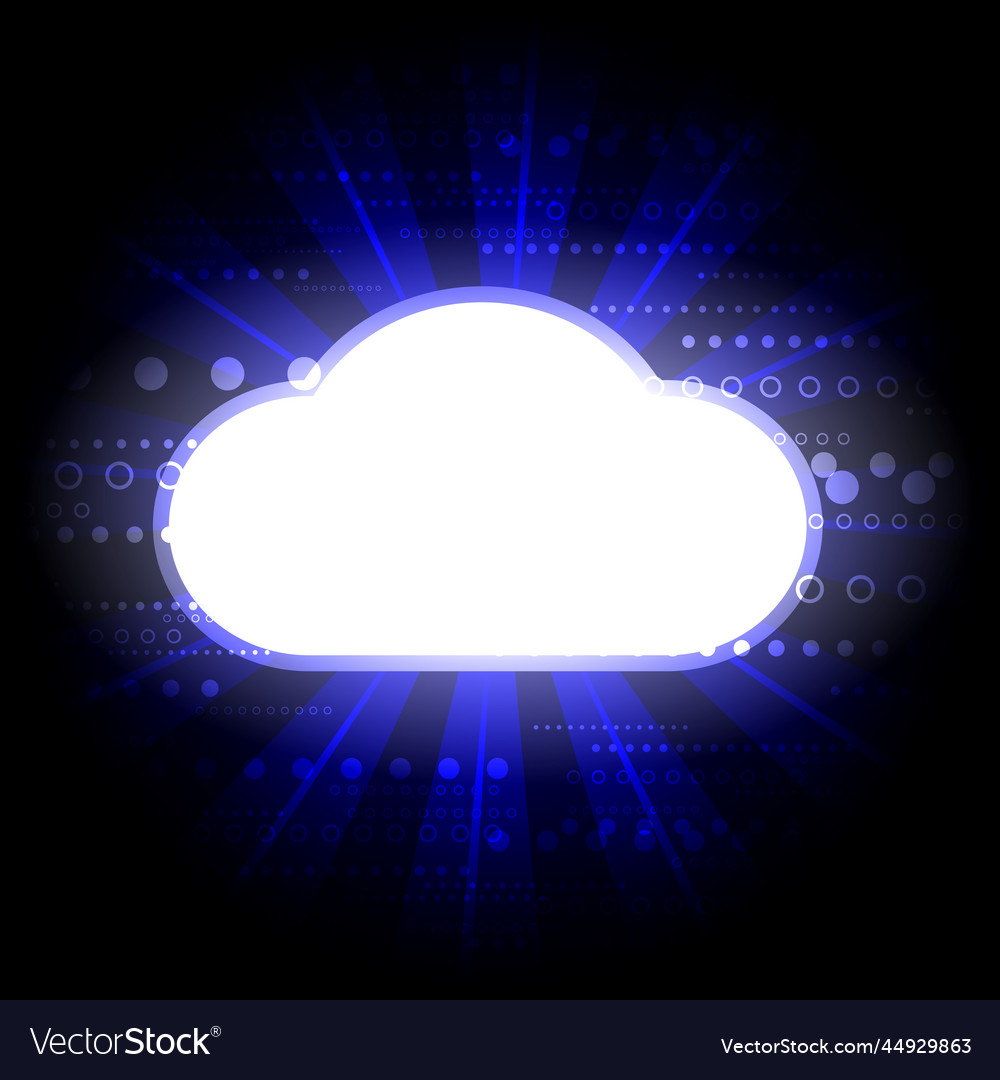 Abstract background cloud vector image Abstract background cloud