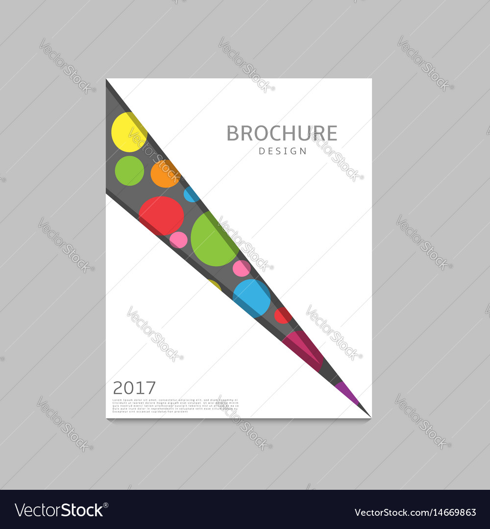 Abstract business brochure