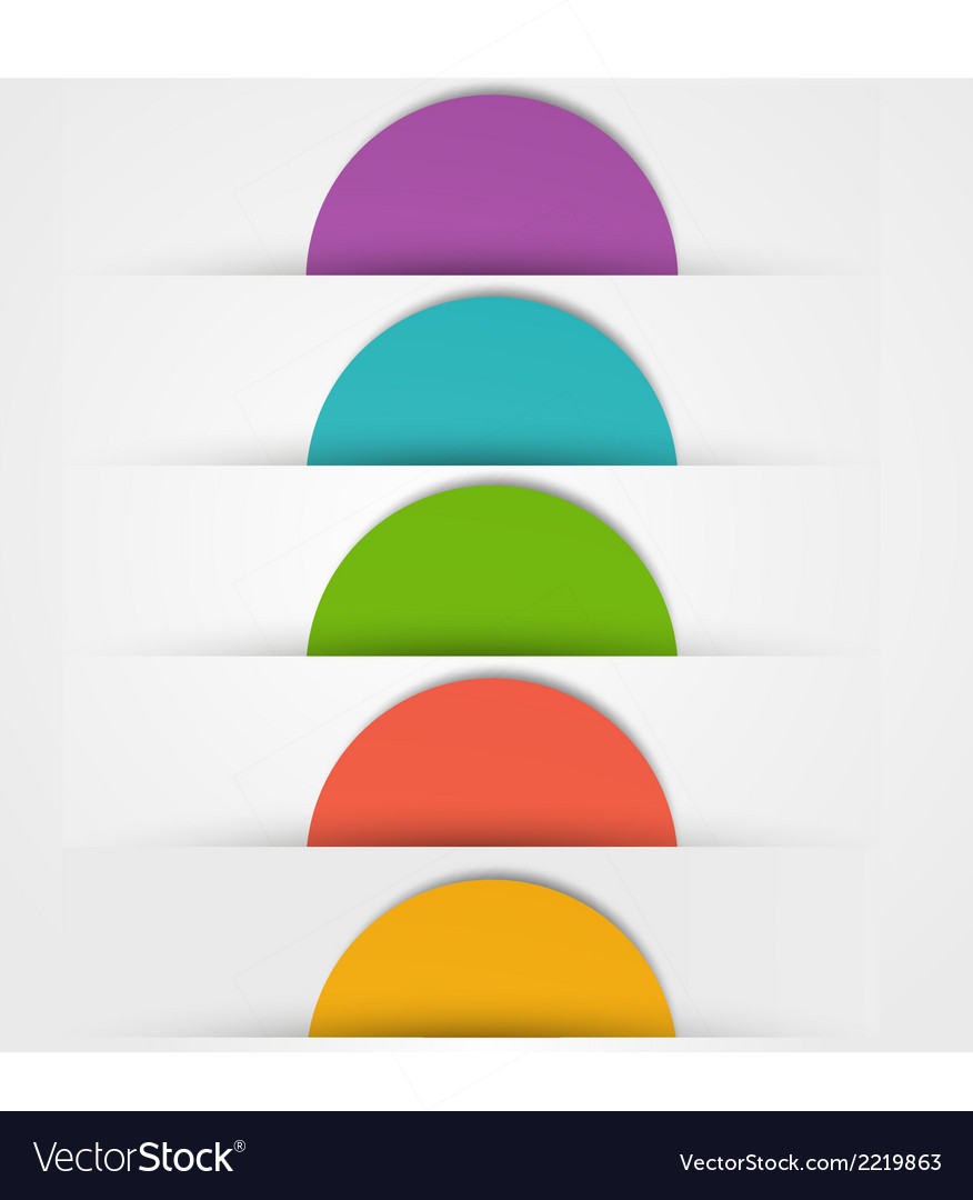 Abstract circles template color icon