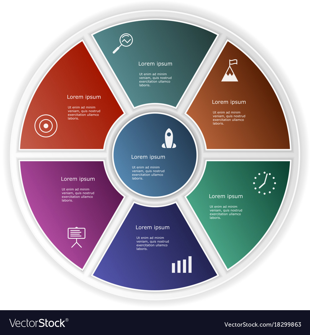 Infographic elements set workflow layout