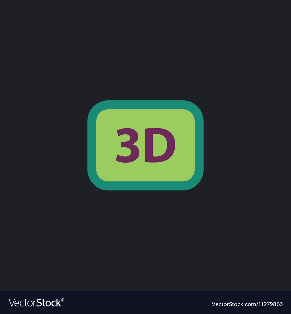 Three dimensional computer symbol