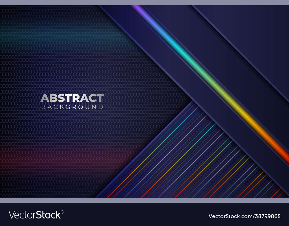 Abstract modern colorful diagonal layer rgb glow vector image Abstract modern colorful diagonal layer rgb glow
