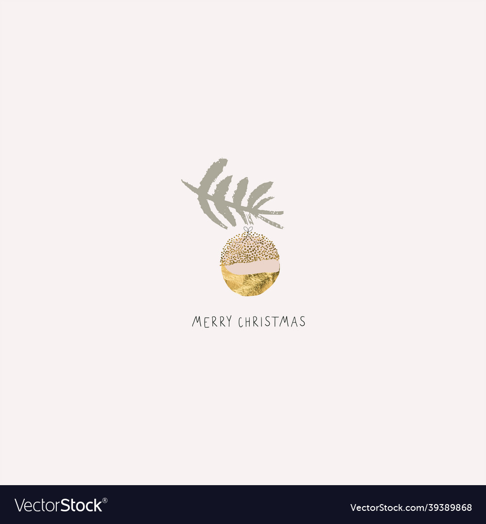 Merry christmas greeting card or postcard vector image Merry christmas greeting card or postcard