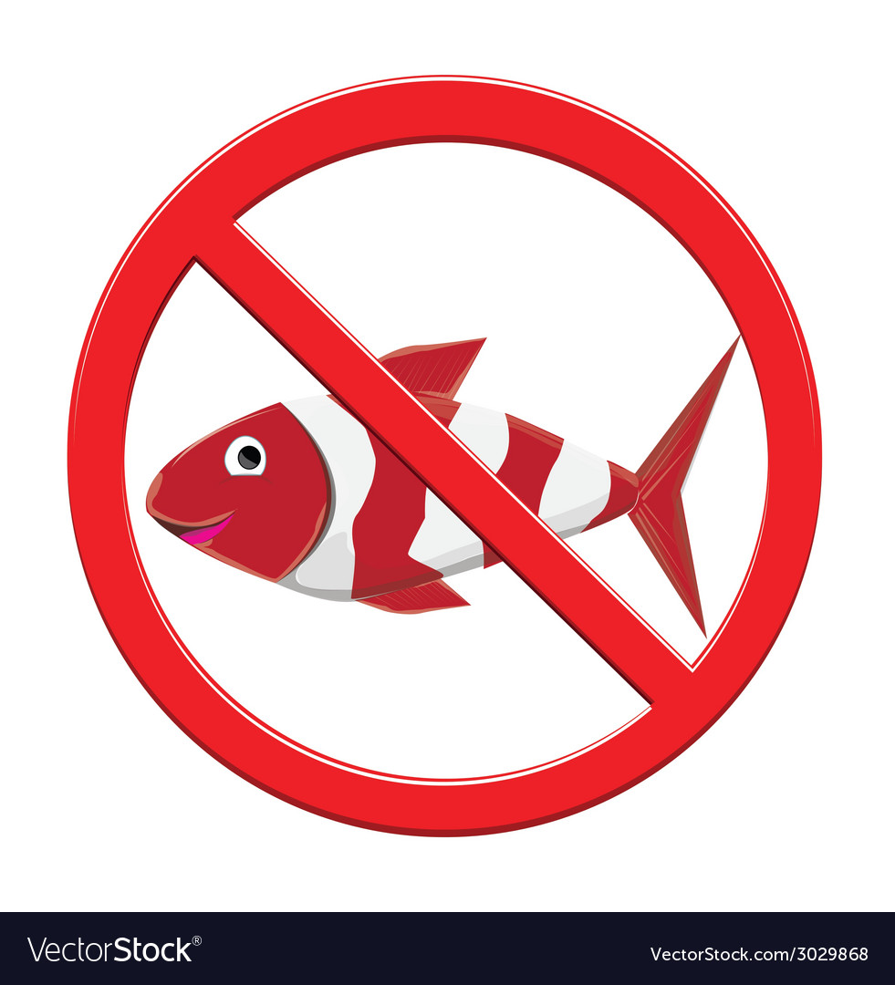 No fishing sign