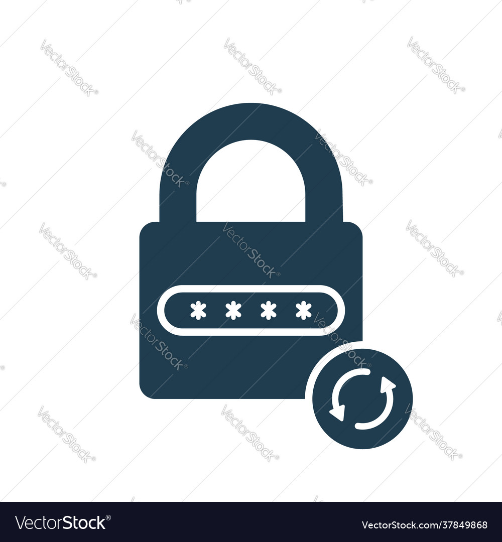 Password Reset Icon - Lock & Circular Arrow