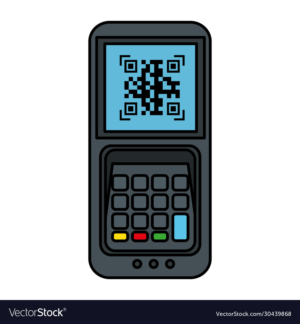 Qr code inside dataphone design