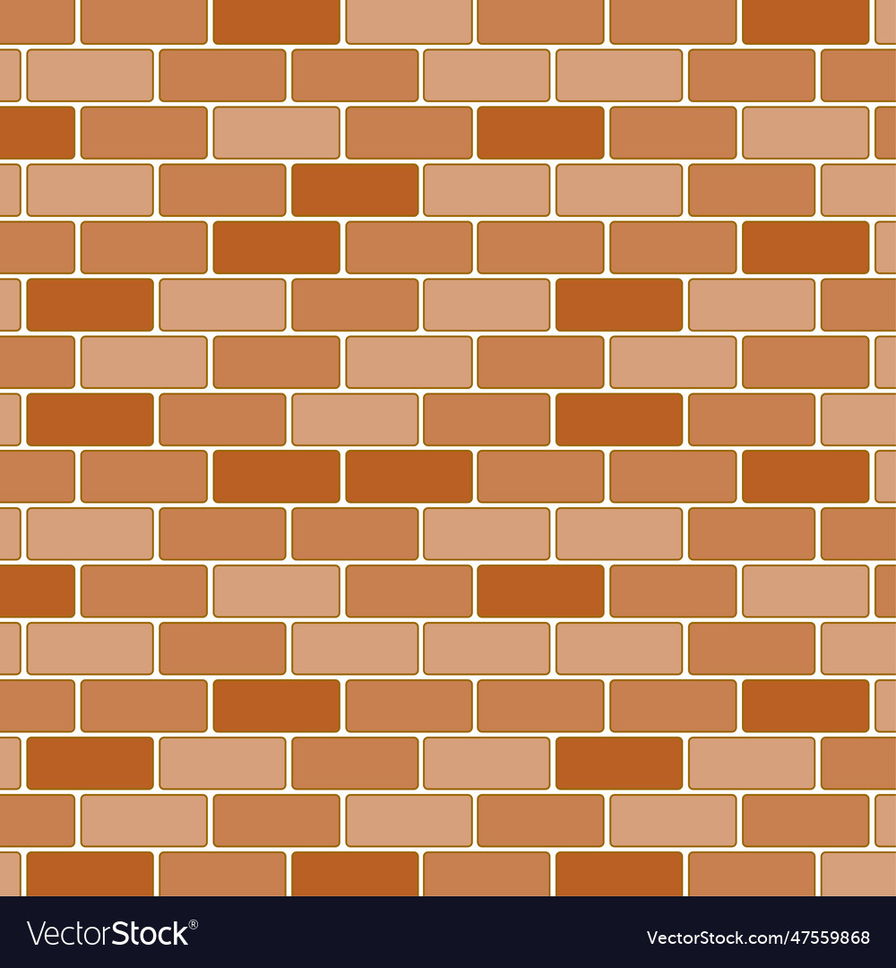 Red Brick Wall Seamless Royalty Free Vector Image 7391