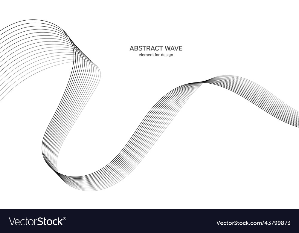 Abstract wave element for design digital vector image Abstract wave element for design digital