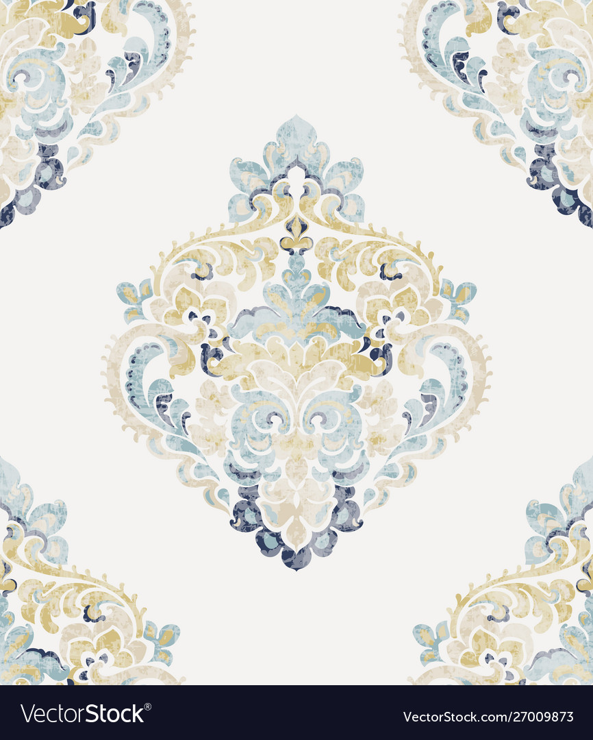 Barock Ornament Luxus Aquarell trendy Vector Image Barock Ornament Luxus Aquarell trendy