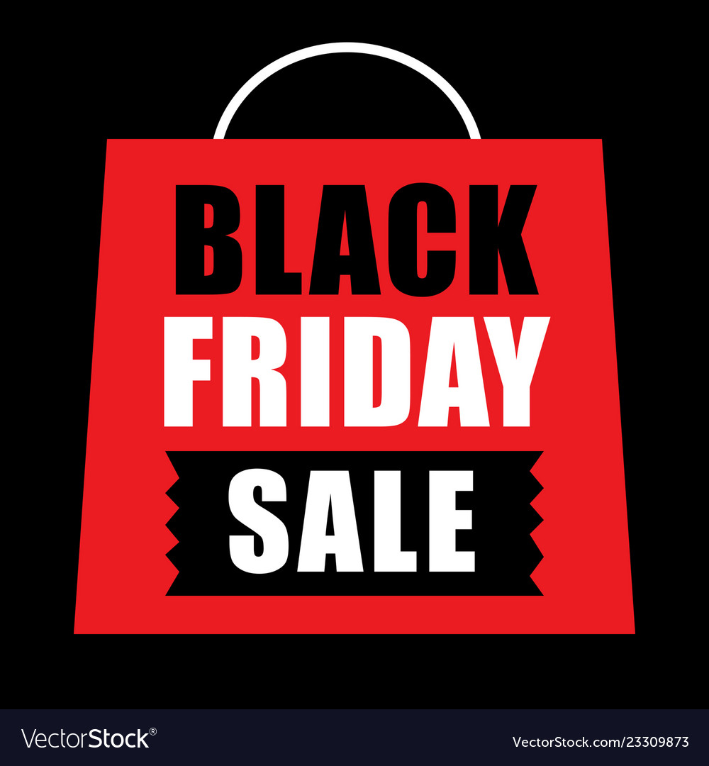Black Friday Banner Ad For Your Business Event Vector Image