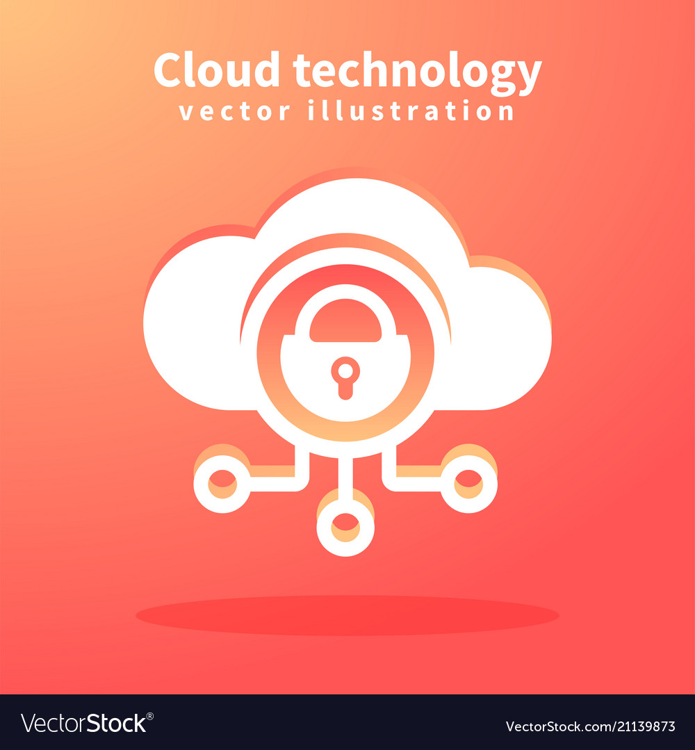 Cloud icon for web design vector image Cloud icon for web design