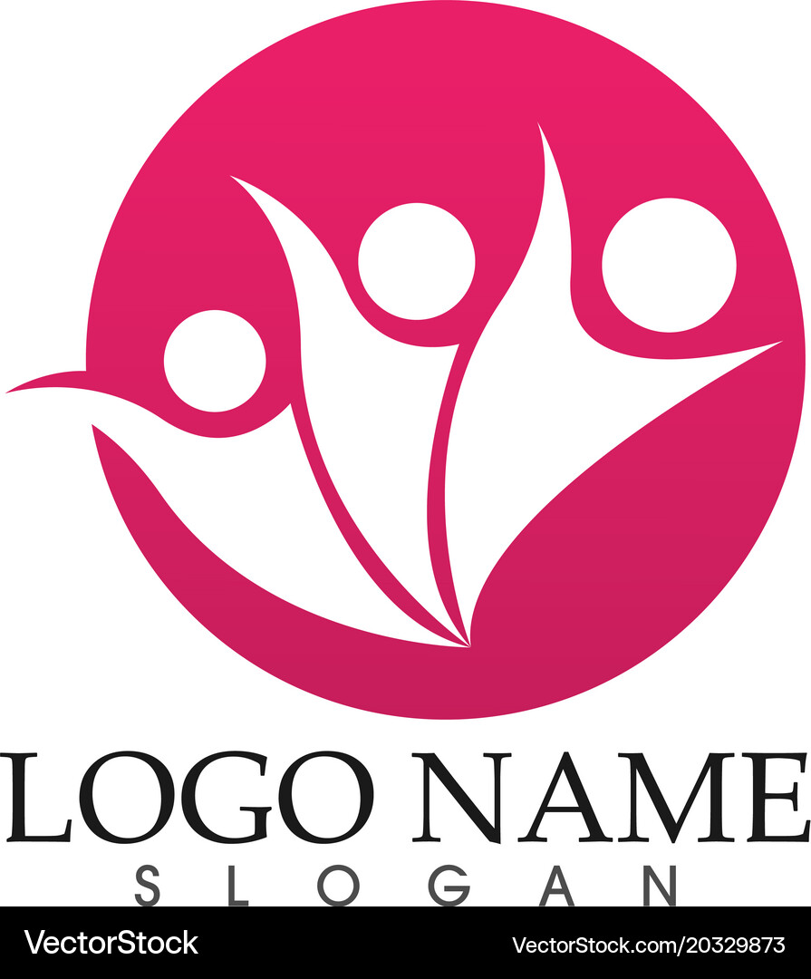 Community icon logo and symbols template Vector Image