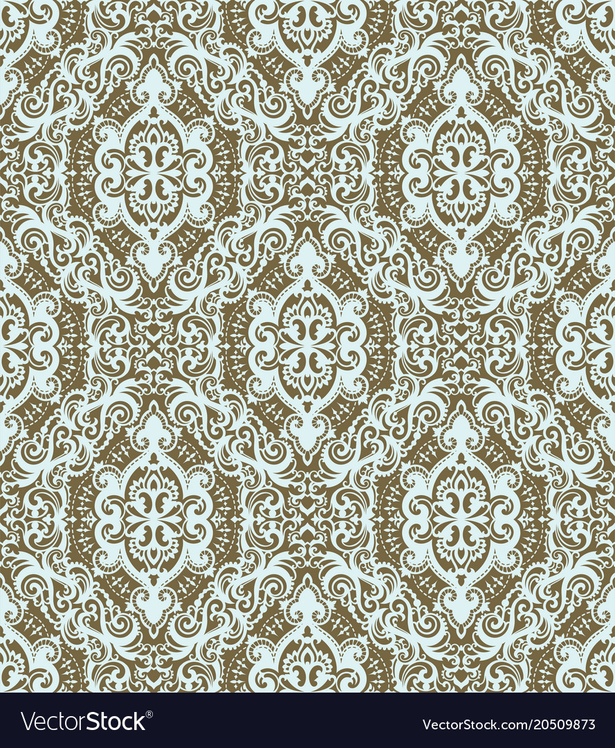Damask seamless pattern