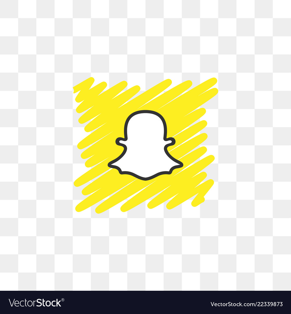 Snapchat social media icon design template