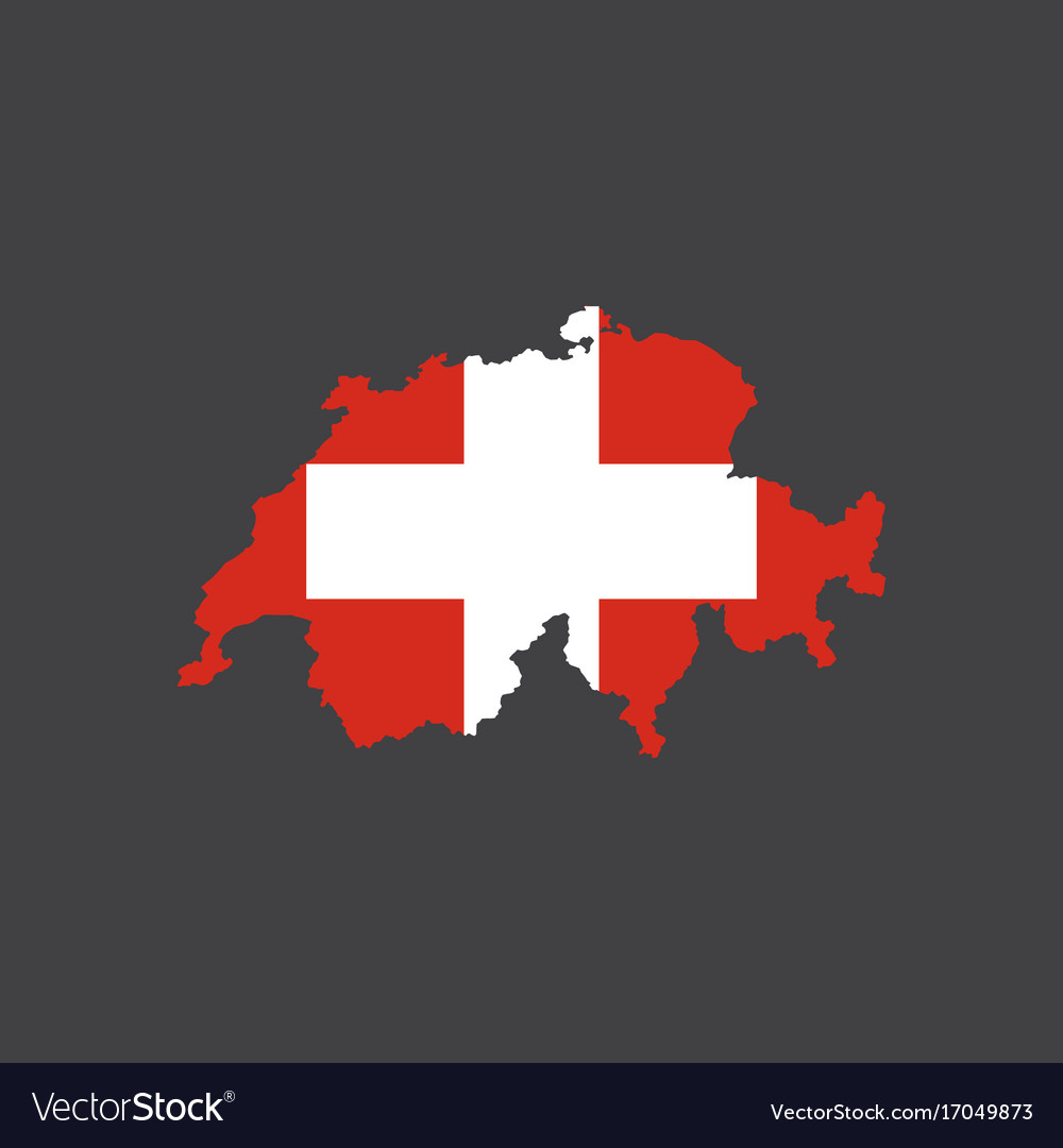 Switzerland and map