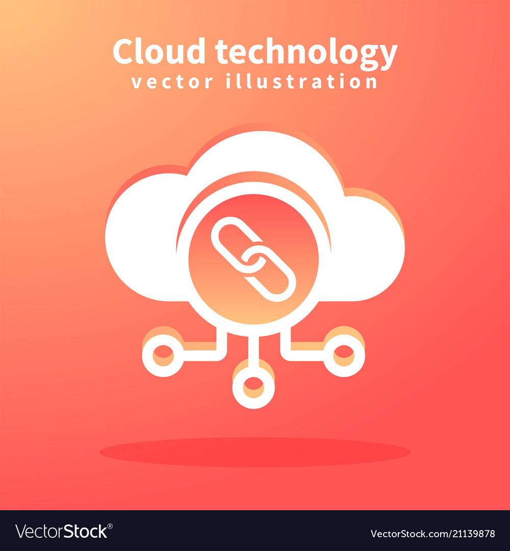 Cloud icon for web design vector image Cloud icon for web design
