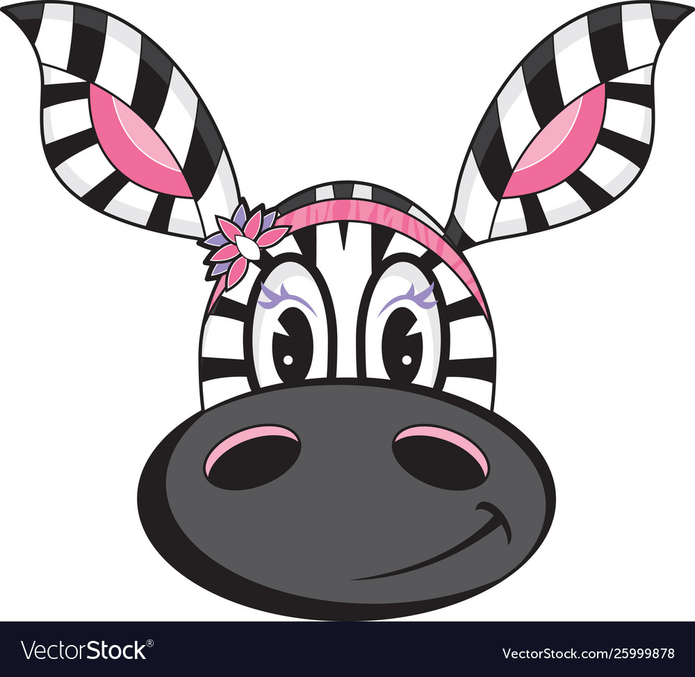 Niedlich Cartoon Zebra