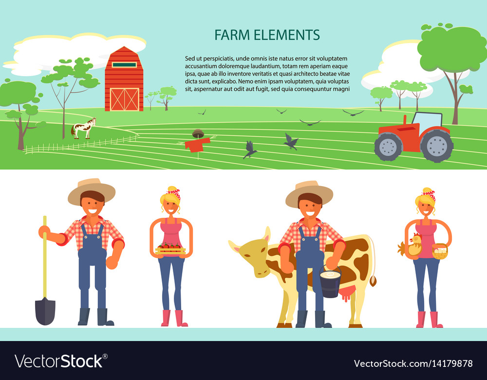 Landwirtschaft Infografik