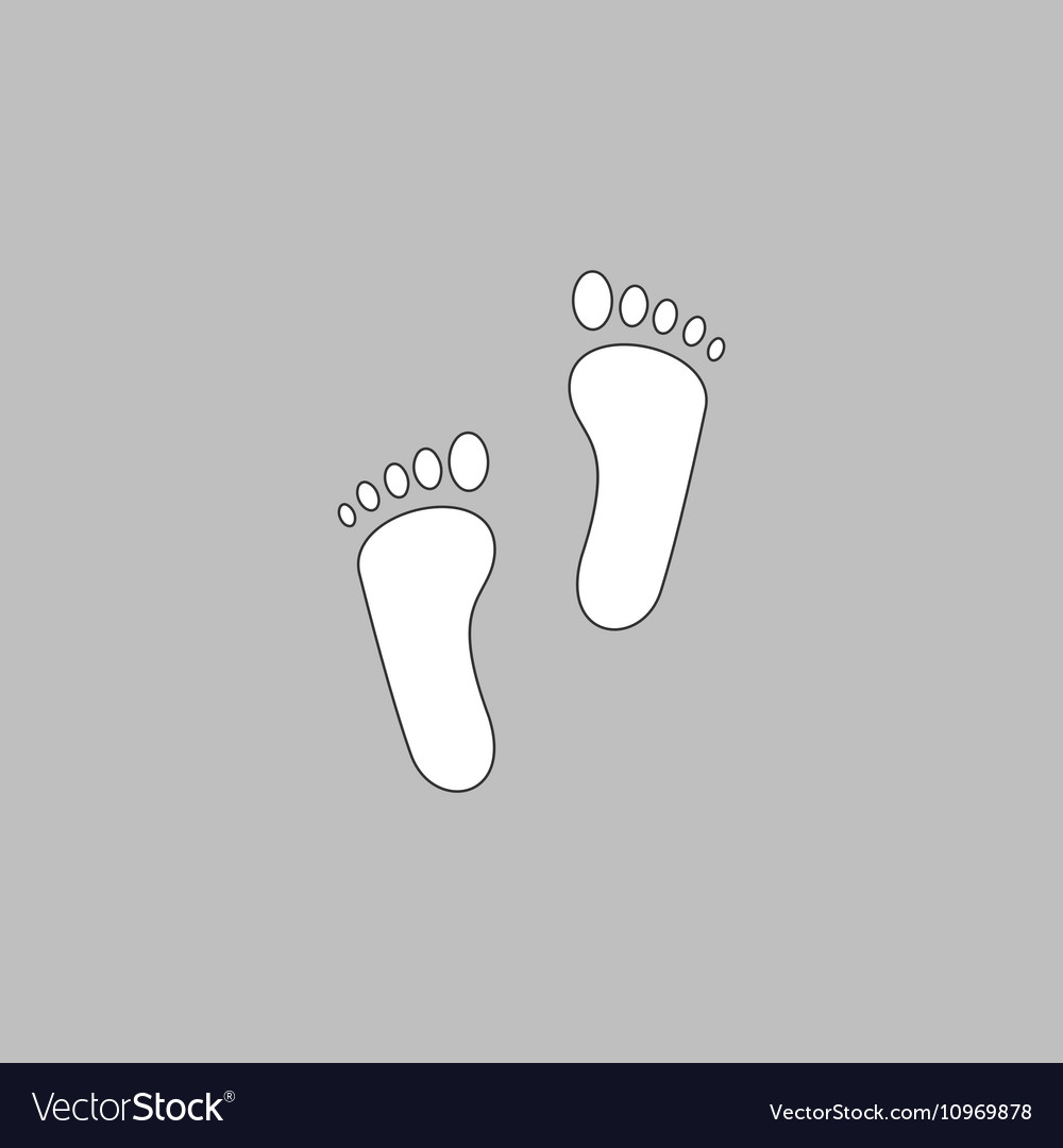 Footprint computer symbol