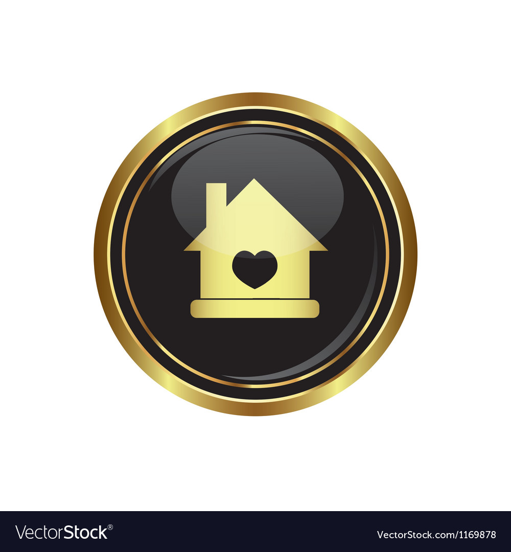 Home icon with heart