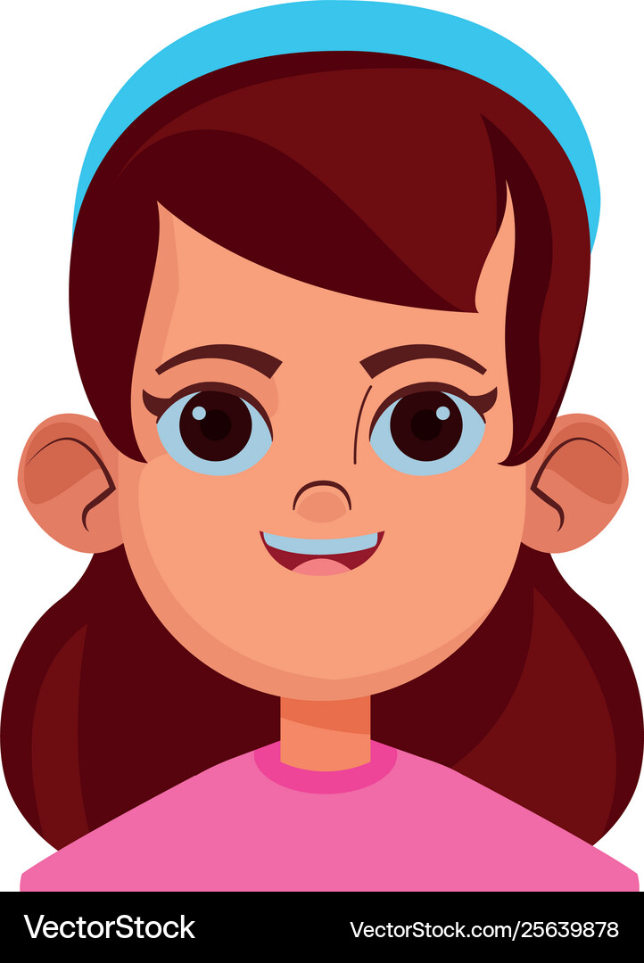 Little kid avatar profile picture Royalty Free Vector Image