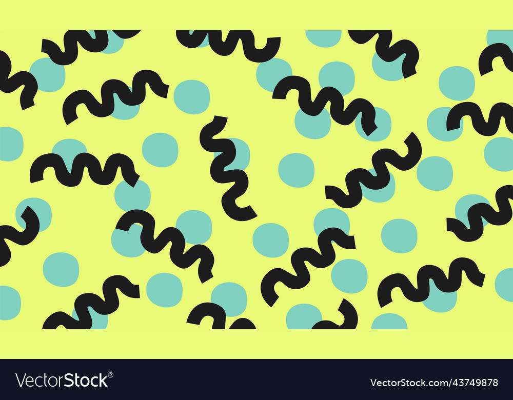 Pattern background design with round and line vector image Pattern background design with round and line