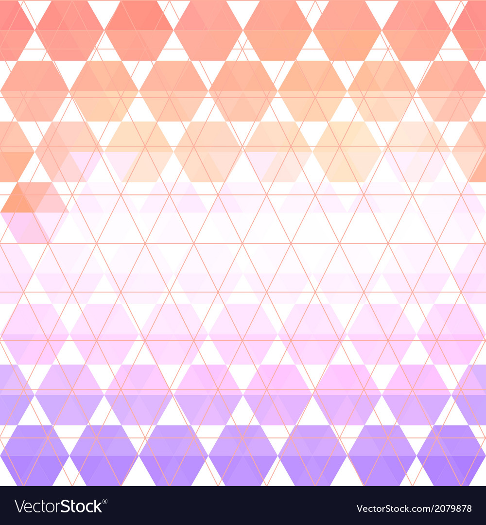 Pattern geometric with triangle and hexagon