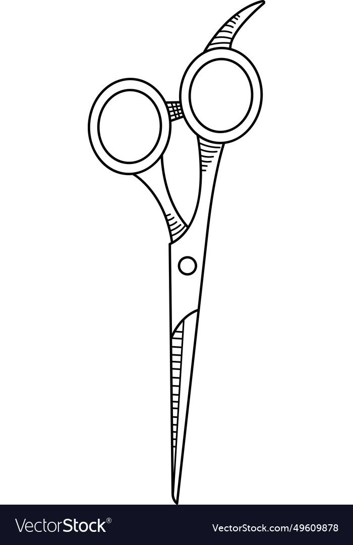 Scissors tool outline