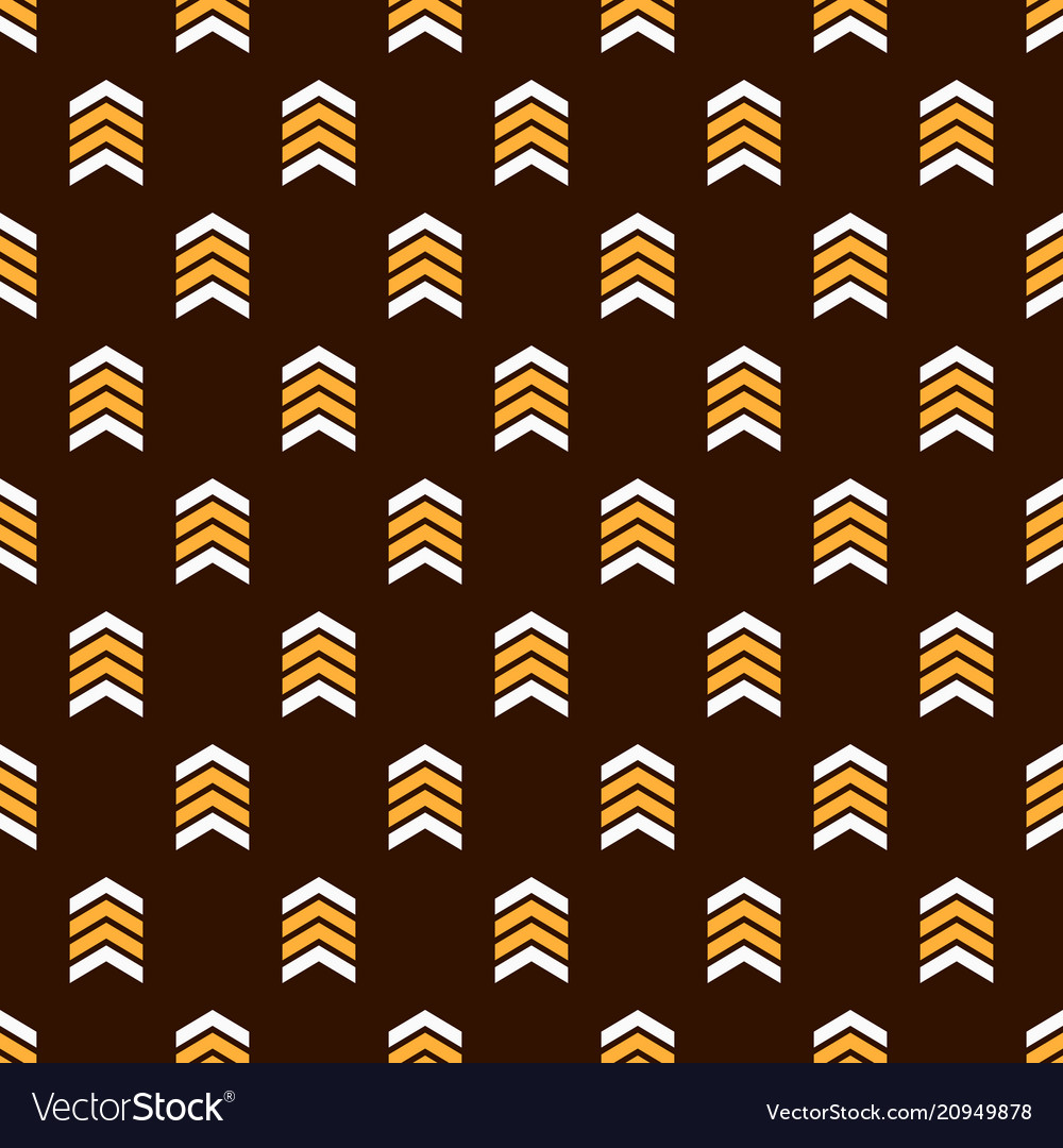 Seamless pattern with arrows vector image Seamless pattern with arrows
