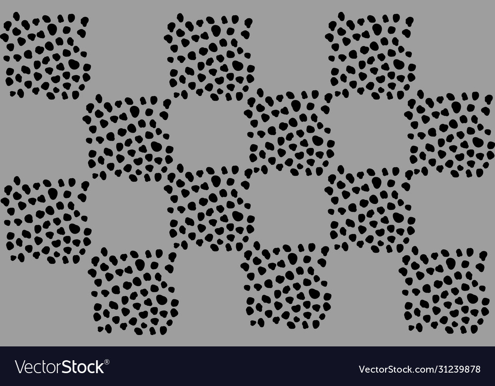Seamless pattern with staggered squares round
