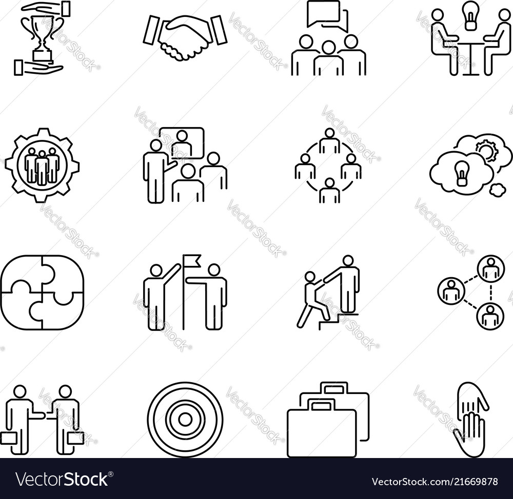 Team Collaboration Icons