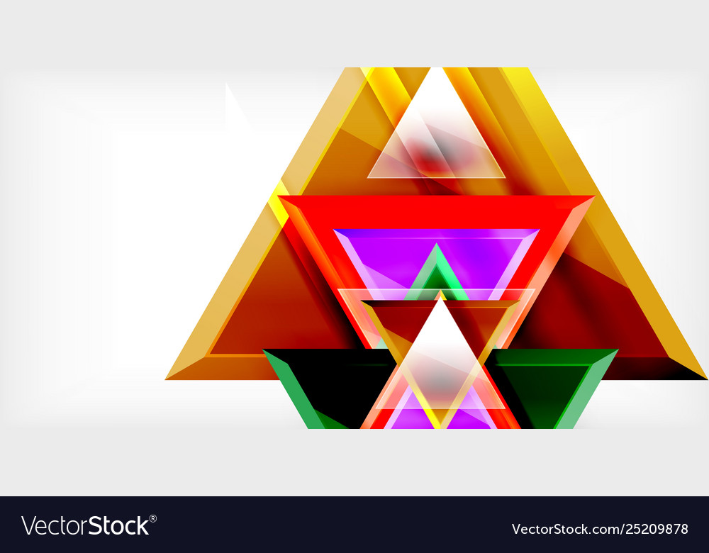 Triangle abstract background