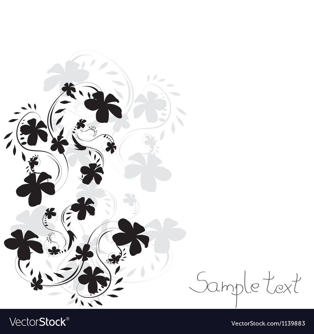 Abstract floral background