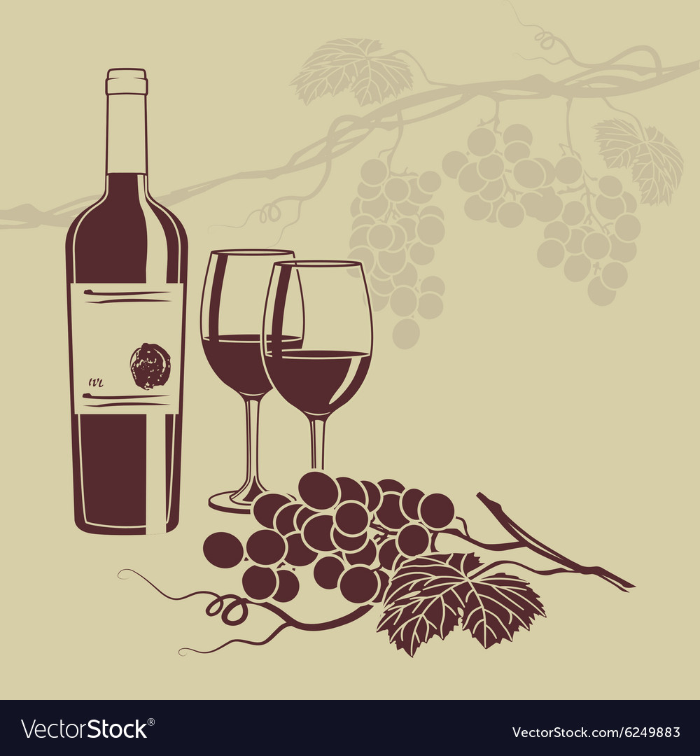 Background template for the wine menu