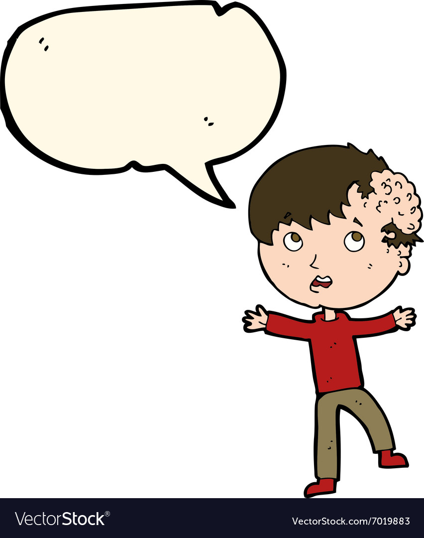 Cartoon medical emergency with speech bubble Vector Image