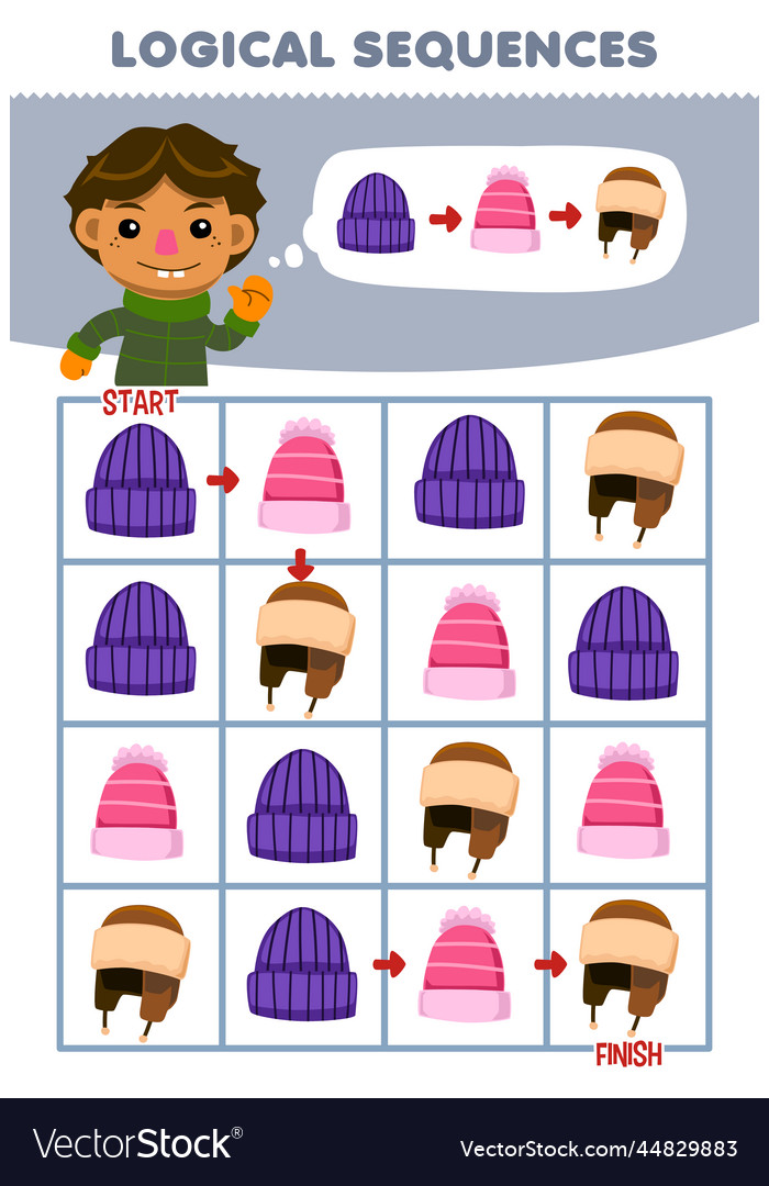 Education game for children logical sequence help