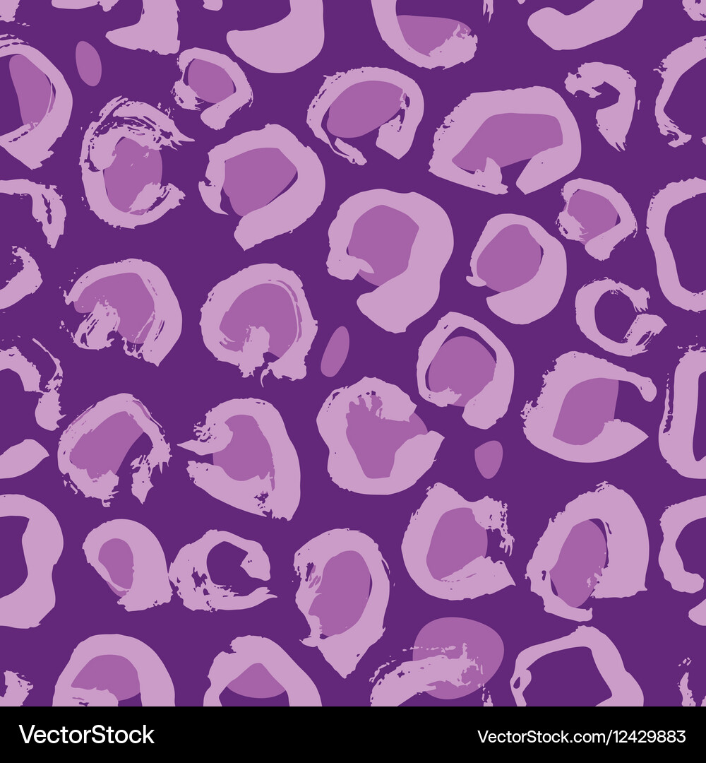 Leopard print seamless pattern Royalty Free Vector Image