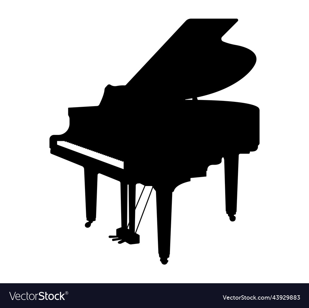 Piano Silhouette Keyboard
