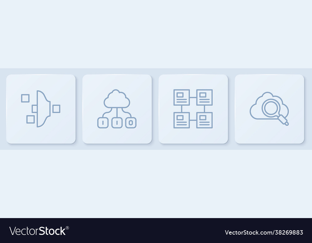 Set line filter setting hierarchy organogram